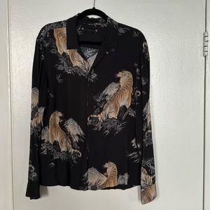 All saints print shirt